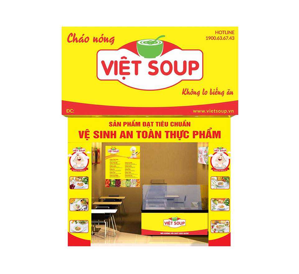 Tuyển đại lý cháo dinh dưỡng Việt Soup